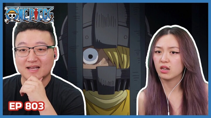 SANJI LOCKED UP BY JUDGE. THIS IS ABUSE 😭 | One Piece Episode 803 Couples Reaction & Discussion