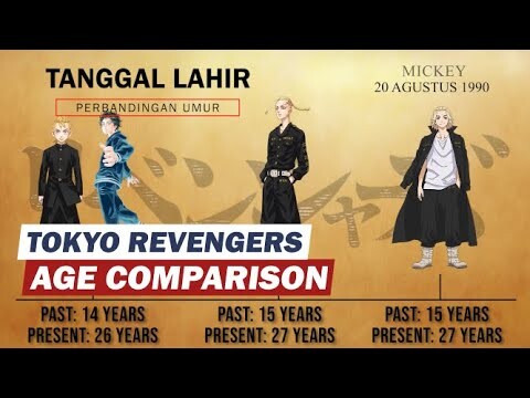 TOKYO REVENGERS AGE COMPARISON [PERBANDINGAN UMUR] - TANGGAL LAHIR NYA ADA YG SAMA DENGAN KALIAN?