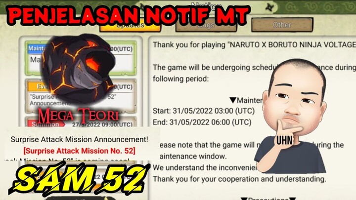 PENJELASAN NOTIF MT || MEGA TEORI SAM 52 •• NXB NINJA VOLTAGE