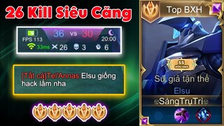 Trang Bị Bảng Ngọc Phù Hiệu Elsu Mùa Mới S4 2023 - 26 Kill Căng Như Đánh Giải - Top Elsu