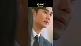 Perfect Timing #shorts #queenoftears #kimsoohyun #kimjiwon #kdrama