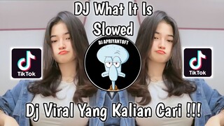 DJ WHAT IT IS SLOW BY ADIT FVNKY RMX VIRAL TIK TOK TERBARU 2023 YANG KALIAN CARI !