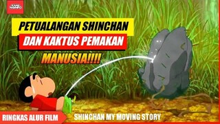 Shinchan Dan Monster Kaktus Pemakan Manusia | Alur Film Crayon Shin-Chan: My Moving Story! Cactus A