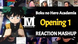 Boku no Hero Academia Opening 1 | Reaction Mashup