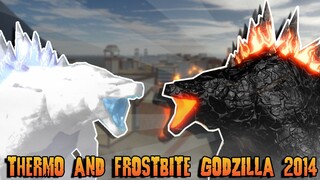 THERMO AND FROSTBITE GODZILLA SKIN (BROKE VERSION) GAMEPLAY  | Kaiju Universe