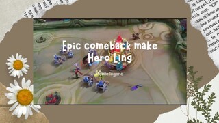 Ling pembawa Epic comeback ft song SAD