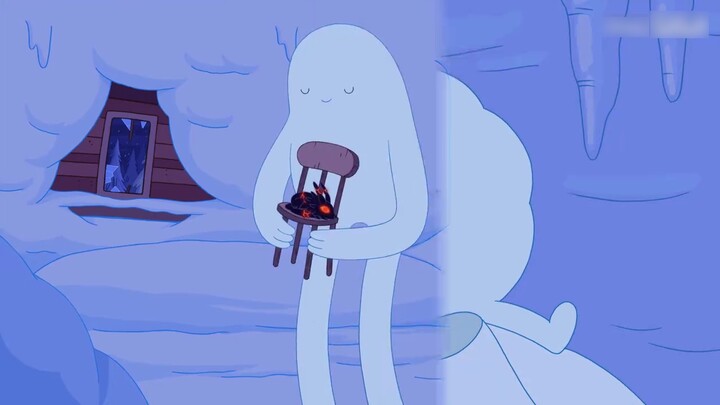 Hug you, melt me | Adventure Time: Fire Wolf & Snowman