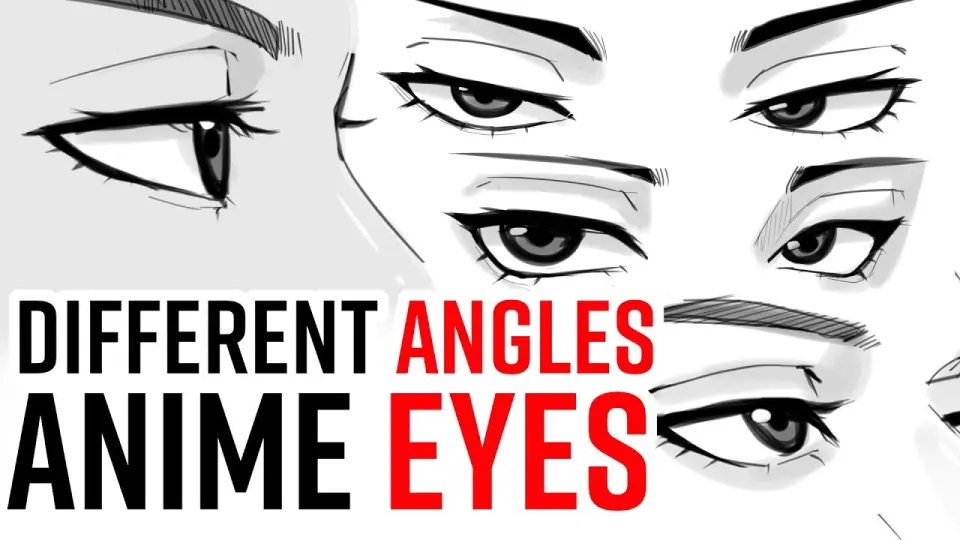 How to Draw Anime Eyes in Different Angles TUTORIAL - Bilibili