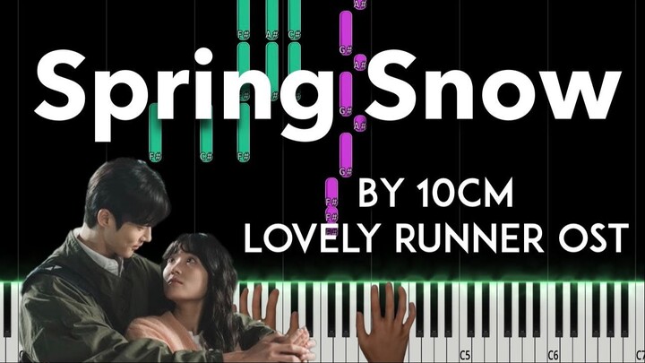 Spring Snow (봄눈) by 10CM [Lovely Runner OST] piano cover + sheet music