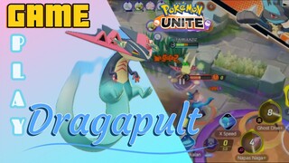 Game Play, Dragapult. Pokemon Unite.