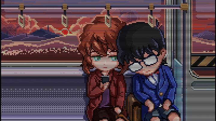 [Lofi|Pixel Style|Atmosphere] Where is the train heading under the sunset? ‖Ke Ai‖ Background music 