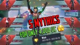 5 CLASSIC MYTHICS FOR 4K UC !! 😳😨 اقوى حظ في بكج الكلاسك - PUBG MOBILE