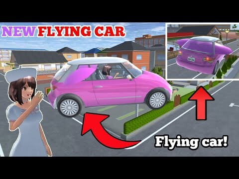 new update flying car tutorial in SAKURA SCHOOL SIMULATOR