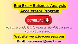 Eno Eka – Buisness Analysis Accelerator Program