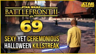 Sexy Killstreak on Halloween Luke Skywalker New Skin | Battlefront 2 Gameplay