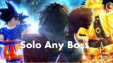 FASTEST WAY TO SOLO EVERY BOSS + NO GAMEPASS ON Anime Fighting Simulator | Roblox |