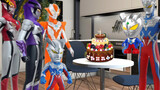 Video Mainan: Rosso dan Ultraman Blue mengundang monster itu untuk memberi Ultraman kejutan ulang ta