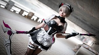 "Honkai Impact 3" Rita Dark Rose siêu phục hồi COSpaly! COSER hàng đầu trong nước! Diễn giải hoàn hảo! Hoa hậu đẹp quá!