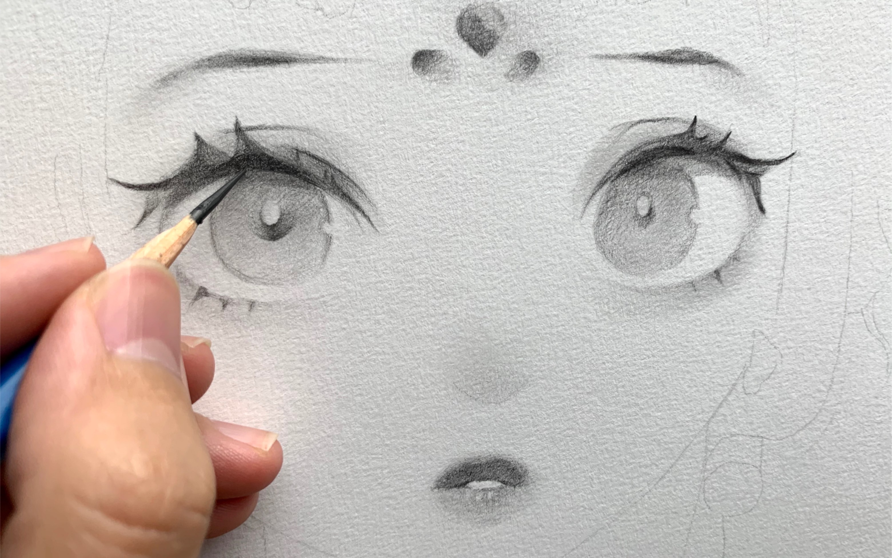 Hướng dẫn cách vẽ mắt semi realistic tỉ mỉ và chân thật