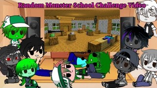 Monster School react to Random Monster School Challenge Video