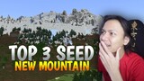 TOP 3 SEED MOUNTAIN TERBARU Untuk Minecraft BEDROCK / MCPE !!! (Caves & Cliff Update Part2)
