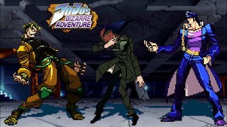 DIO and Jotaro Tag Team Touch of Death Combo