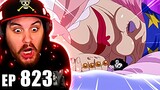 One Piece Episode 823 REACTION | The Emperor Rolls Over! Rescue Brook Mission!