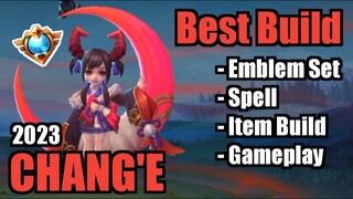 CHANG'E BEST BUILD 2023 | TOP 1 GLOBAL CHANG'E BUILD | CHANG'E - MOBILE LEGENDS | MLBB