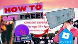 [ROBLOX EVENT 2022!] How to get the Boarding Pass in Tate McRae Concert Experience!