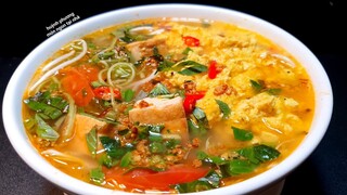 CANH CHUA CHAY | Cách làm CANH CHUA TRỨNG CHAY ngon đậm vị | vegan recipes