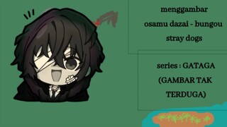 menggambar osamu dazai -bungou stray dogs | series: GATAGA (Gambar TAk tertuGa)