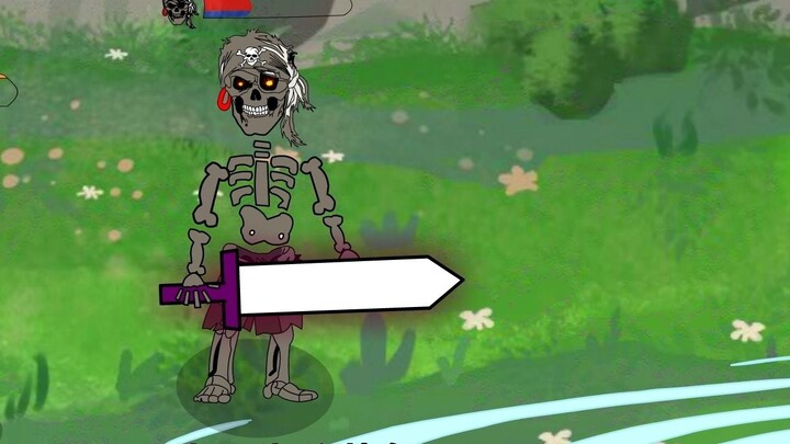 Watch out, this skeleton is crazy!