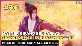 KELUARNYA PERUBAHAN NAGA ILAHI 🔥‼️ - DONGHUA PEAK OF TRUE MARTIAL ARTS SEASON 3 PART 35