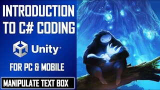 INTRO TO C# CODING IN UNITY ★ TEXT BOX MANIPULATION ★ JIMMY VEGAS TUTORIAL