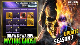 Mythic Ghost Full Draw Rewards COD Mobile - Season 7 Update Out CODM