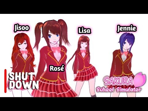 [MMD] BLACKPINK Shut Down || SAKURA SCHOOL SIMULATOR