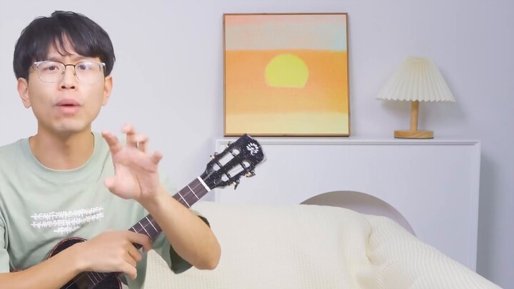 [Instant fingerstyle] Hokage OP "Blue Bird" is simple and spicy! Ukulele Introductory Teaching