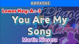 You Are My Song by Martin Nievera (Karaoke : Lower Key : A)