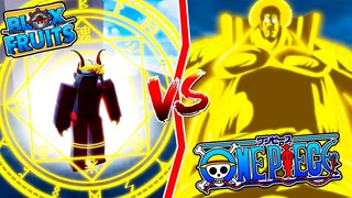 TODAS AS FRUTAS DO BLOX FRUITS VS FRUTAS DO ANIME!!!