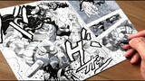 JoJo's Bizarre Adventure - Drawing a Manga Page