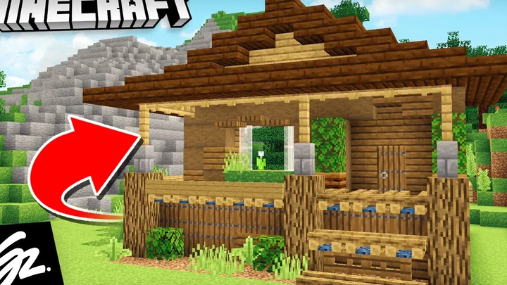 สร้างบ้านกระต๊อบ! - Minecraft 114 มาเล่นกันเถอะ