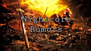 Nightcore❤️//Rumors(Lyrics) [AMV]