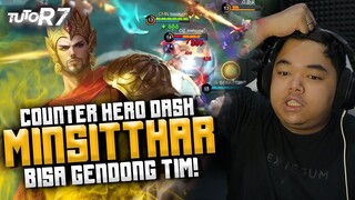 #TUTOR7 MINSITTHAR SANG COUNTER HERO DASH!! MUSUH AUTO SURRENDER DENGAN BUILD INI!! #RRQ #R7 #MLBB