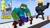 Monster School : BABY MONSTERS GIANT RUSH RUN CHALLENGE ALL EPISODE - Minecraft Animation