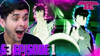 "BEST PSYCHIC HAS RETURNED" Mob Psycho 100 Season 3 Episode 1 REACTION!