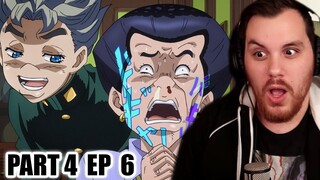 JoJo's BIZARRE ADVENTURE Part 4 Episode 6 REACTION (Diamond is Unbreakable)