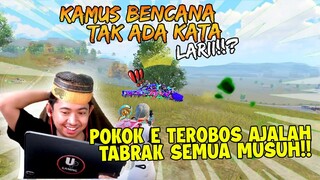 DI KAMUS BENCANA TAK ADA KATA LARI DARI MUSUH!!? POKOK E TEROBOS AJA TERUS TABRAK!!!  | PUBG Mobile