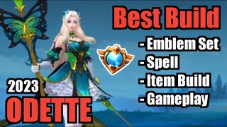 ODETTE BEST BUILD 2023 | TOP 1 GLOBAL ODETTE BUILD | ODETTE - MOBILE LEGENDS | MLBB