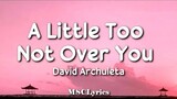 A Little Too Not Over You - David Archuleta (Lyrics)ðŸŽµ