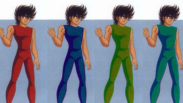 Awesome! Check out Seiya's several armor styles in "Saint Seiya"